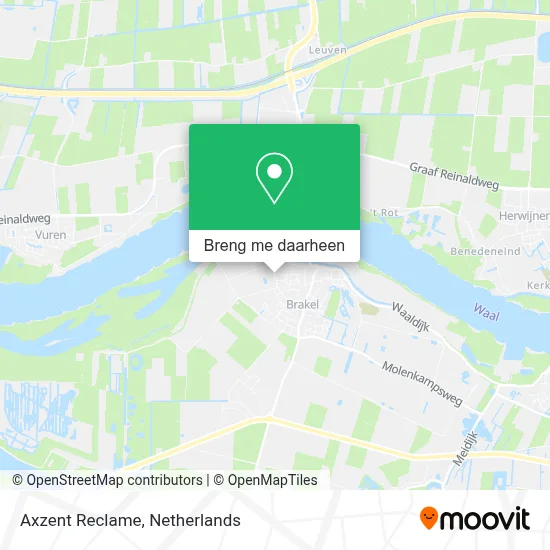 Axzent Reclame kaart