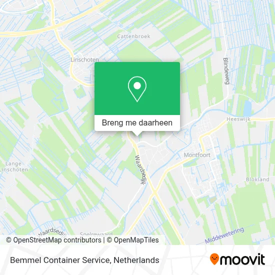 Bemmel Container Service kaart