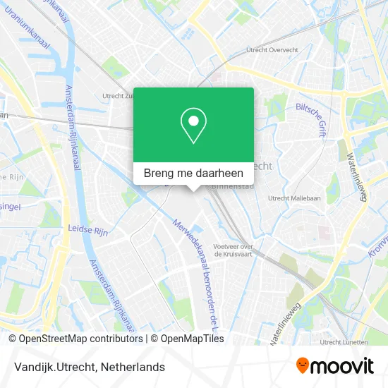 Vandijk.Utrecht kaart