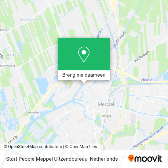 Start People Meppel Uitzendbureau kaart