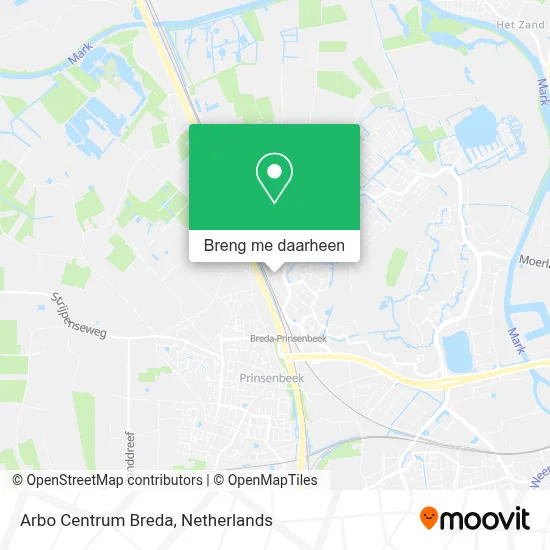 Arbo Centrum Breda kaart