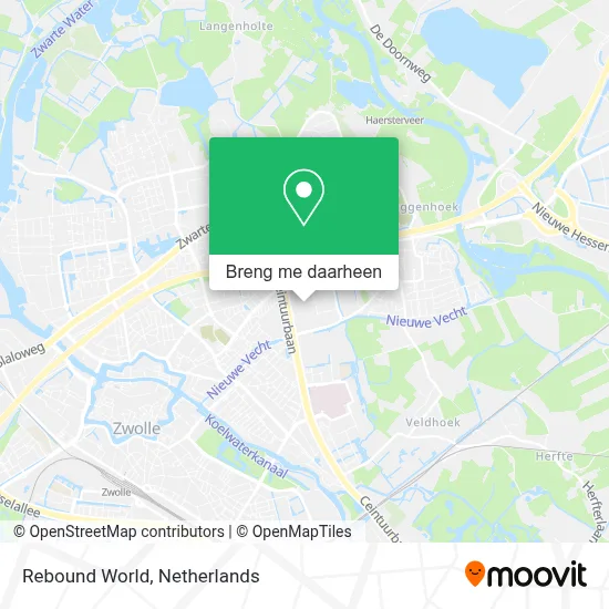 Rebound World kaart
