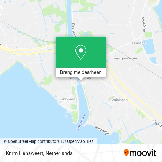 Knrm Hansweert kaart