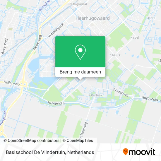 Basisschool De Vlindertuin kaart