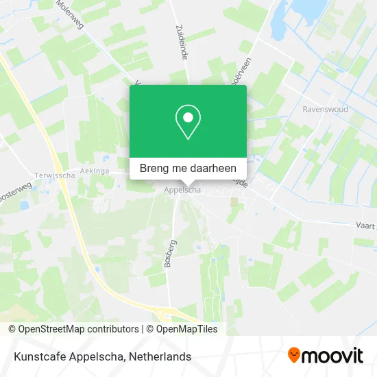 Kunstcafe Appelscha kaart