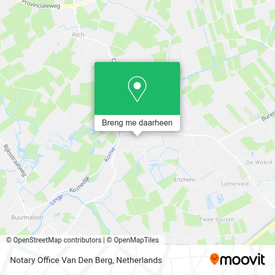 Notary Office Van Den Berg kaart