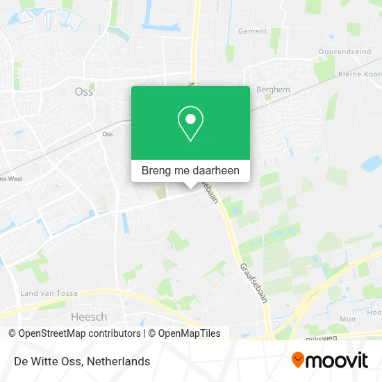 De Witte Oss kaart