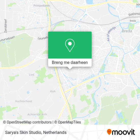 Sarya's Skin Studio kaart