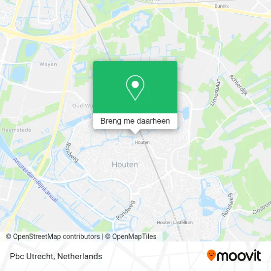 Pbc Utrecht kaart
