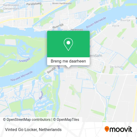 Vinted Go Locker kaart