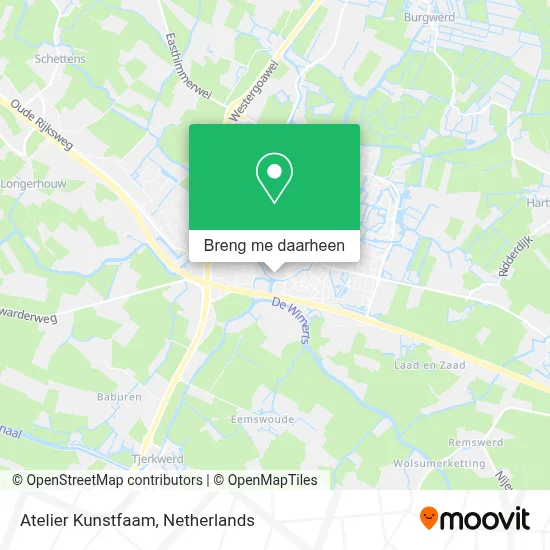 Atelier Kunstfaam kaart