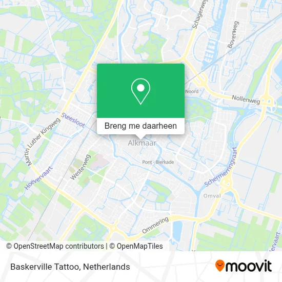 Baskerville Tattoo kaart