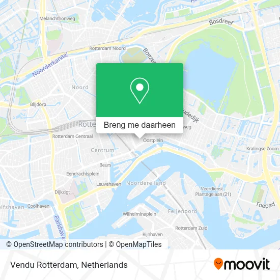 Vendu Rotterdam kaart
