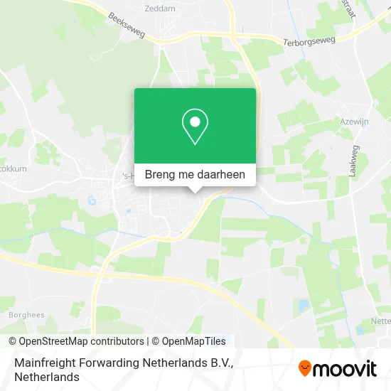 Mainfreight Forwarding Netherlands B.V. kaart