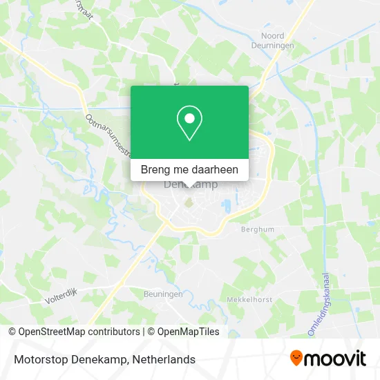 Motorstop Denekamp kaart