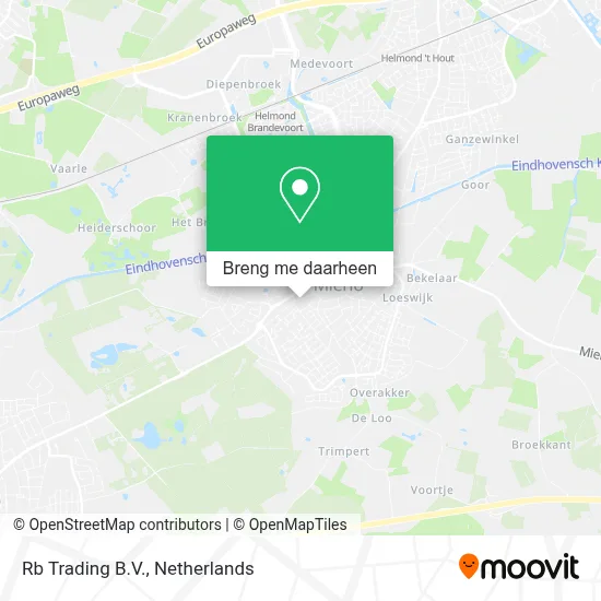 Rb Trading B.V. kaart