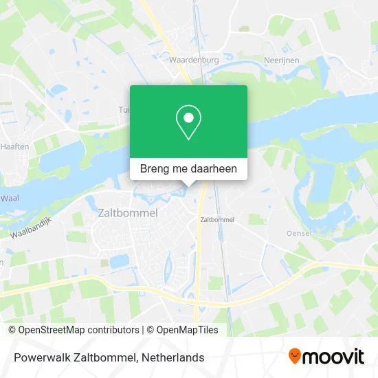 Powerwalk Zaltbommel kaart