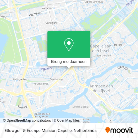 Glowgolf & Escape Mission Capelle kaart