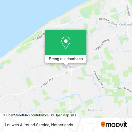 Louwes Allround Service kaart