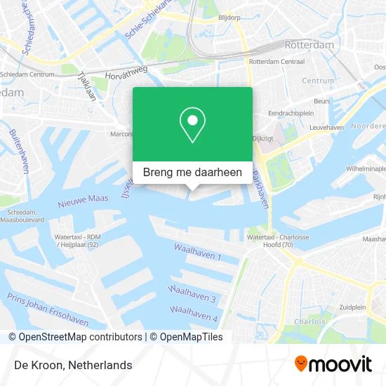 De Kroon kaart