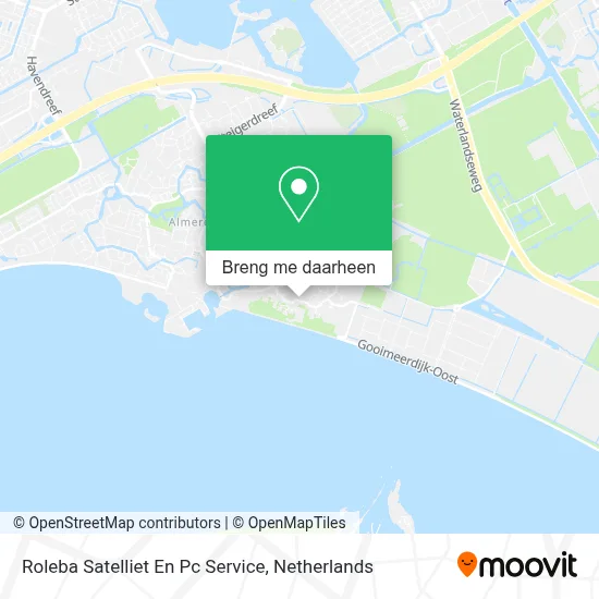Roleba Satelliet En Pc Service kaart