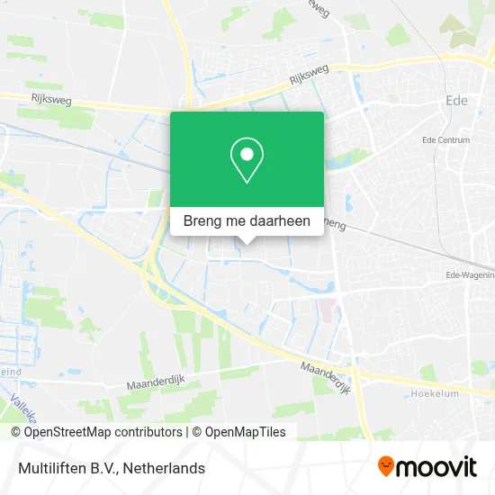 Multiliften B.V. kaart