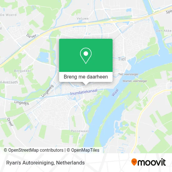 Ryan's Autoreiniging kaart