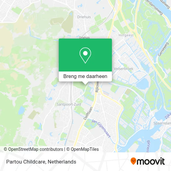 Partou Childcare kaart