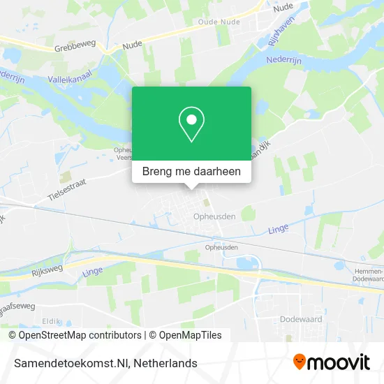 Samendetoekomst.Nl kaart
