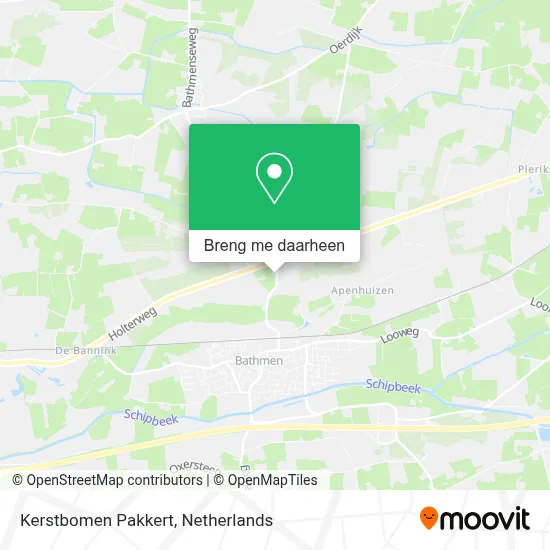 Kerstbomen Pakkert kaart