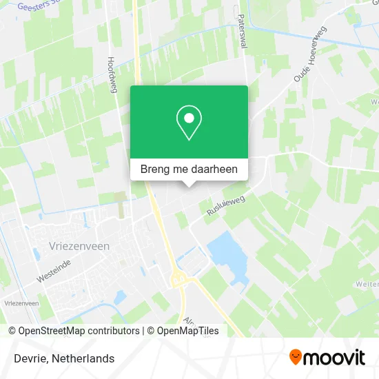 Devrie kaart
