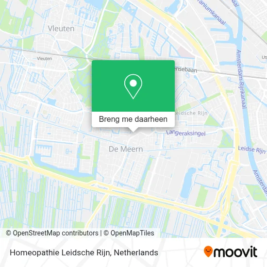 Homeopathie Leidsche Rijn kaart