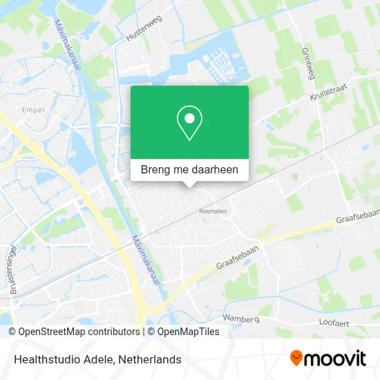 Healthstudio Adele kaart
