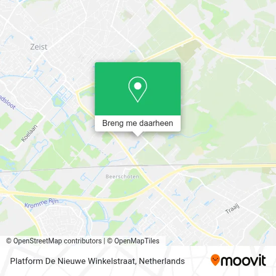 Platform De Nieuwe Winkelstraat kaart