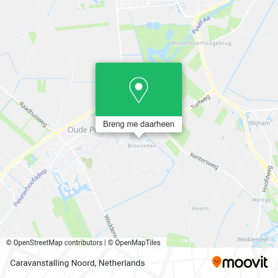 Caravanstalling Noord kaart