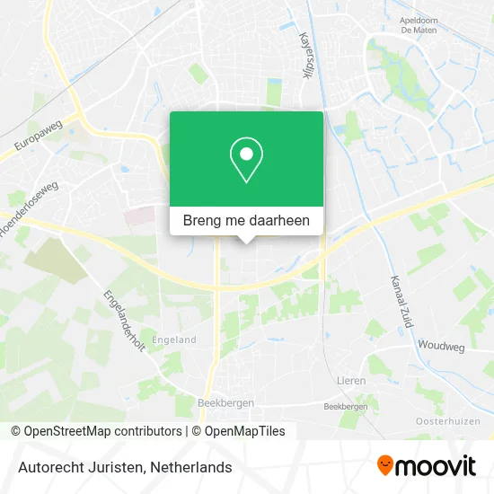 Autorecht Juristen kaart