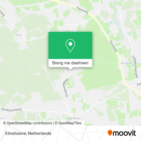 Elinshoeve kaart