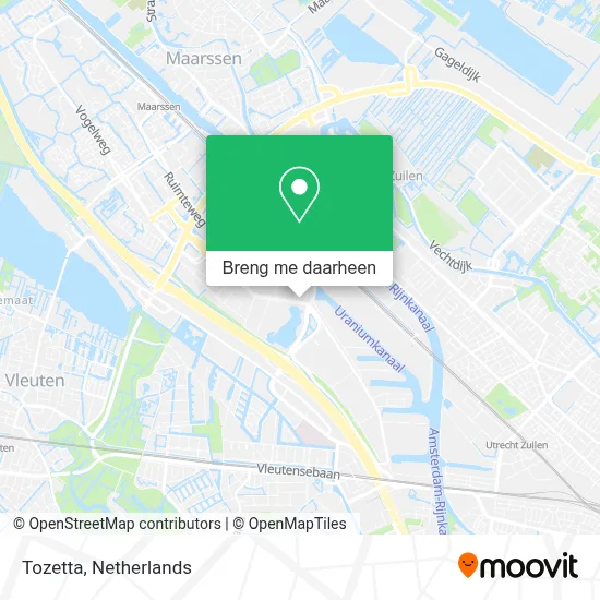 Tozetta kaart