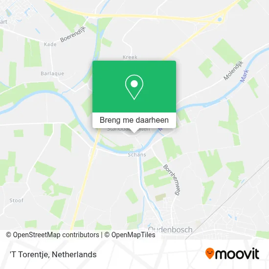 'T Torentje kaart