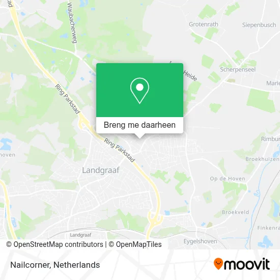 Nailcorner kaart