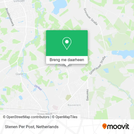 Stenen Per Post kaart