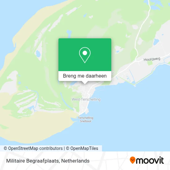 Militaire Begraafplaats kaart
