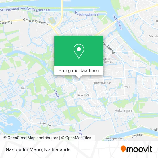 Gastouder Mano kaart