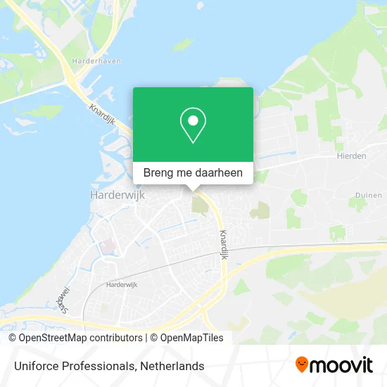 Uniforce Professionals kaart