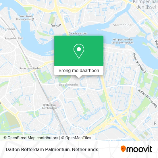 Dalton Rotterdam Palmentuin kaart