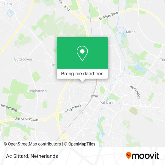 Ac Sittard kaart