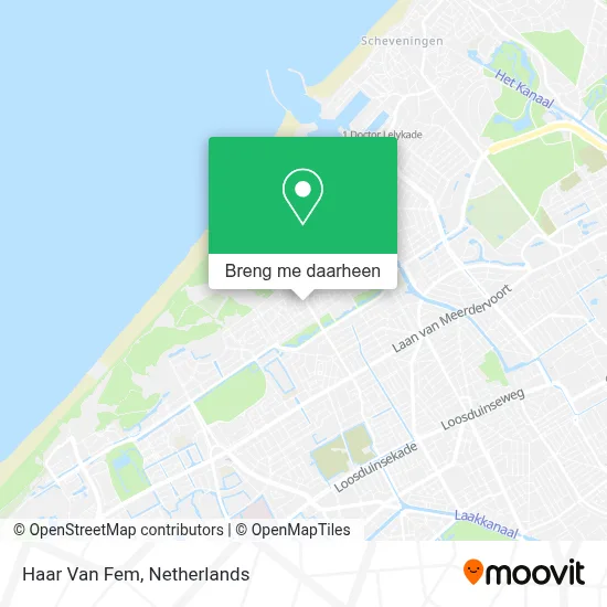 Haar Van Fem kaart