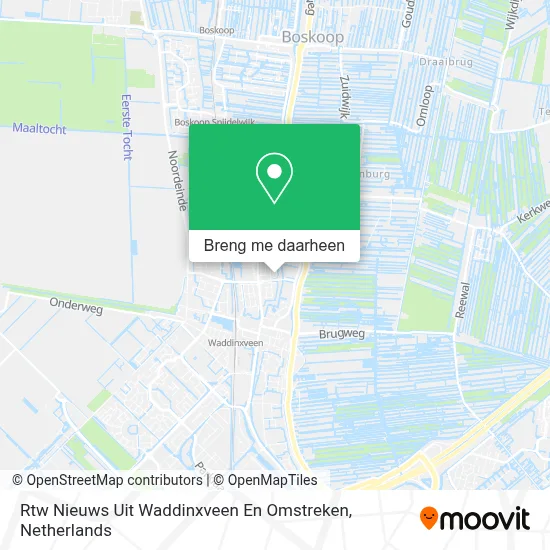 Rtw Nieuws Uit Waddinxveen En Omstreken kaart