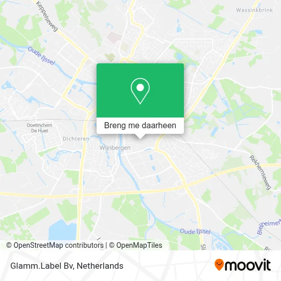 Glamm.Label Bv kaart