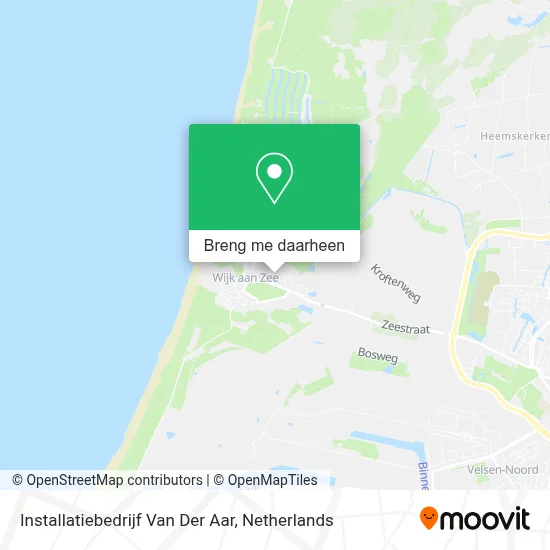 Installatiebedrijf Van Der Aar kaart